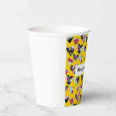 コラージュパーソナライズされたハート 紙コップ (右)