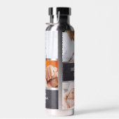 コラージュパーソナライズされたフォト最高のパパ ウォーターボトル (右面)