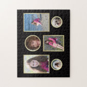 コラージュパーソナライズされた6枚フォトパズル ジグソーパズル (縦)