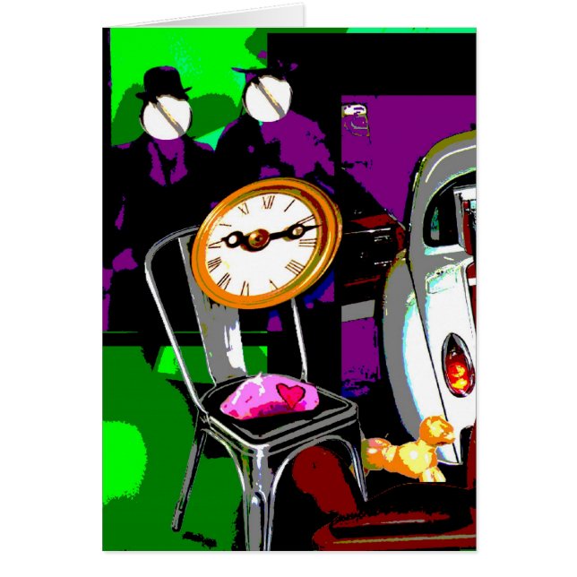 コラージュフェイクのポップ・アートの (正面)