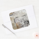 コラージュフルーアII スクエアシール (封筒)