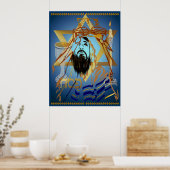 コラージュブループリント ポスター (キッチン)