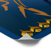 コラージュブループリント ポスター (角)