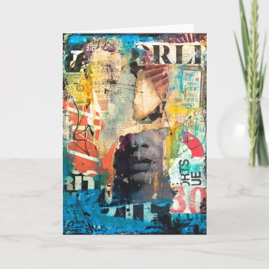 コラージュヘッド カード (正面)