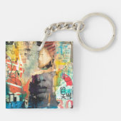 コラージュヘッド キーホルダー (裏面)