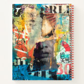 コラージュヘッド ノートブック (裏面)