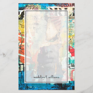 コラージュヘッド 便箋