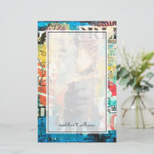 コラージュヘッド 便箋 (スタンド正面)