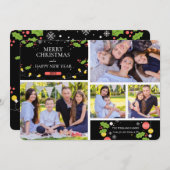 コラージュホリデー写真カード シーズンカード (正面/裏面)