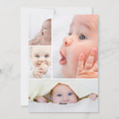 コラージュメリーリトルクリスマスベビー発表 シーズンカード (裏面)