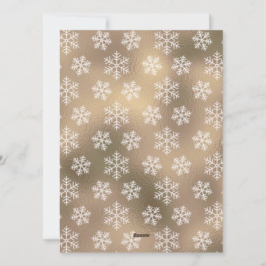 コラージュモダンと結婚したメリークリスマスカード シーズンカード (裏面)