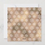 コラージュモダンと結婚したメリークリスマスカード シーズンカード (裏面)