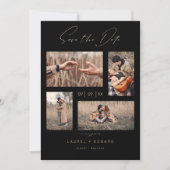 コラージュモダンの結婚Wimshical Script セーブザデート (正面)