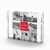 コラージュモダンカップルの写真と月への引用文 フォトブロック (右)