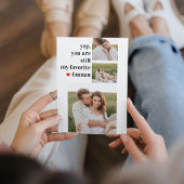 コラージュモダンカップル写真ロマンチック引用文 シーズンカード