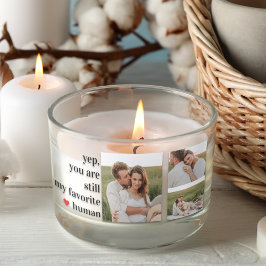 コラージュモダンカップル写真ロマンチック引用文 長方形シール