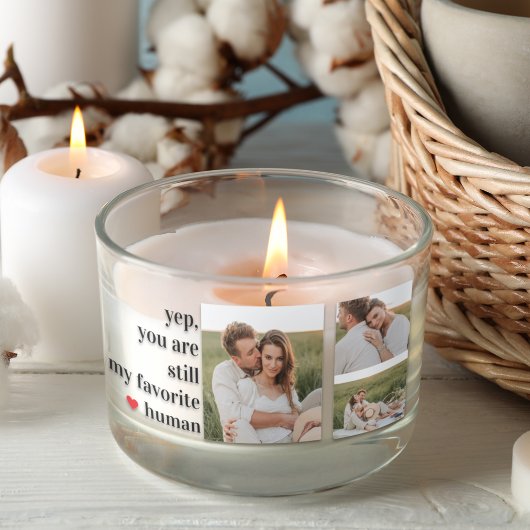 コラージュモダンカップル写真ロマンチック引用文 長方形シール