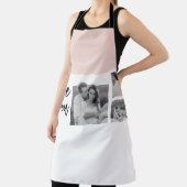 コラージュモダンカップル写真&ラブユー美しいギフト エプロン (インサイチュ)