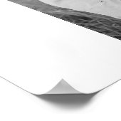 コラージュモダンカップル写真&ラブユー美しいギフト ポスター (角)