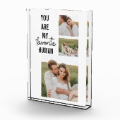 コラージュモダンカップル写真&ロマンチックな愛引用文 フォトブロック (右)