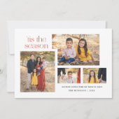 コラージュモダンスクリプトこの季節の書道H シーズンカード (正面)