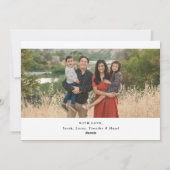 コラージュモダンスクリプトこの季節の書道H シーズンカード (裏面)