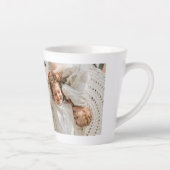 コラージュモダンファパーソナライズされたミリ写真ギフト カフェラテマグ (右)