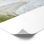 コラージュモダンファパーソナライズされたミリ写真ギフト ポスター (角)