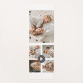 コラージュモダンファパーソナライズされたミリ写真ギフト ヨガマット (正面)