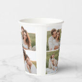 コラージュモダンファパーソナライズされたミリ写真ギフト 紙コップ (右)