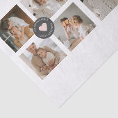 コラージュモダンファパーソナライズされたミリ写真ギフト 薄葉紙 (詳細)