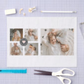 コラージュモダンファパーソナライズされたミリ写真ギフト 薄葉紙 (クラフト)