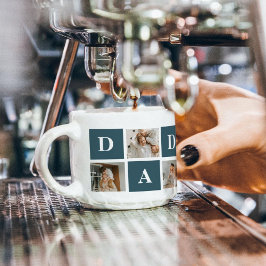 コラージュモダンファーザーズフォト&グリーンダディーギフト エスプレッソカップ