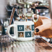 コラージュモダンファーザーズフォト&グリーンダディーギフト エスプレッソカップ