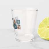 コラージュモダンファーザーズフォト&グリーンダディーギフト ショットグラス (右)