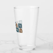 コラージュモダンファーザーズフォト&グリーンダディーギフト タンブラーグラス (左)