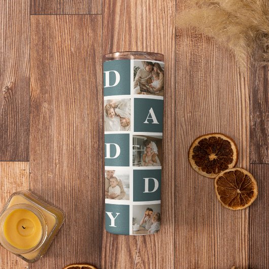 コラージュモダンファーザーズフォト&グリーンダディーギフト タンブラー