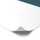 コラージュモダンファーザーズフォト&グリーンダディーギフト ポスター (角)