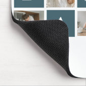 コラージュモダンファーザーズフォト&グリーンダディーギフト マウスパッド (コーナー)