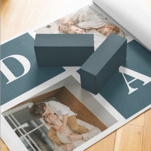 コラージュモダンファーザーズフォト&グリーンダディーギフト ヨガマット