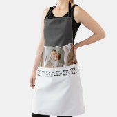 コラージュモダンフォトとグレーの最高のパパの贈り物 エプロン (インサイチュ)