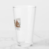 コラージュモダンフォトとグレーの最高のパパの贈り物 タンブラーグラス (左)