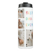 コラージュモダンフォトカラフル最高のパパEver Gift タンブラー (正面)