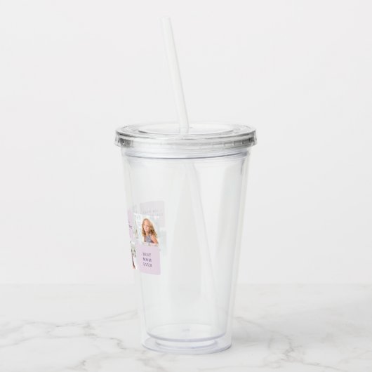 コラージュモダンフォトハッピーマザーズ日紫ギフト アクリルタンブラー (左)