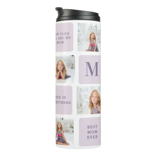 コラージュモダンフォトハッピーマザーズ日紫ギフト タンブラー (回転右)