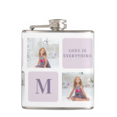 コラージュモダンフォトハッピーマザーズ日紫ギフト フラスク (正面)