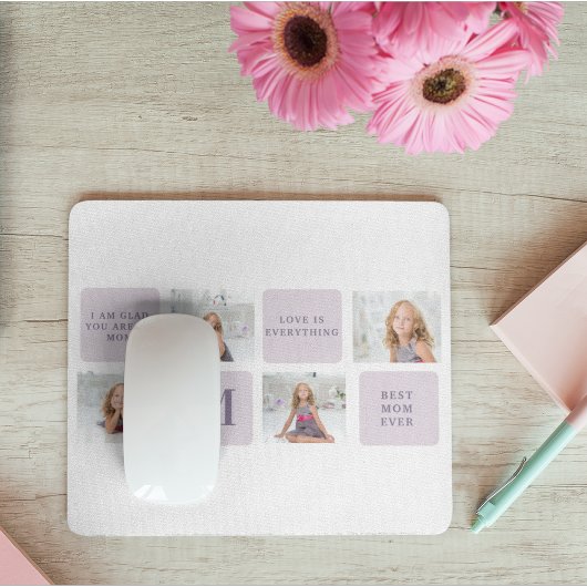 コラージュモダンフォトハッピーマザーズ日紫ギフト マウスパッド
