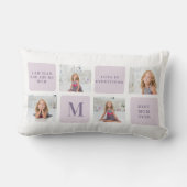 コラージュモダンフォトハッピーマザーズ日紫ギフト ランバークッション (裏面)