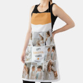 コラージュモダンフォトハッピー感謝祭おじいちゃん エプロン (インサイチュ)