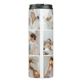 コラージュモダンフォトハッピー感謝祭おじいちゃん タンブラー (裏面)